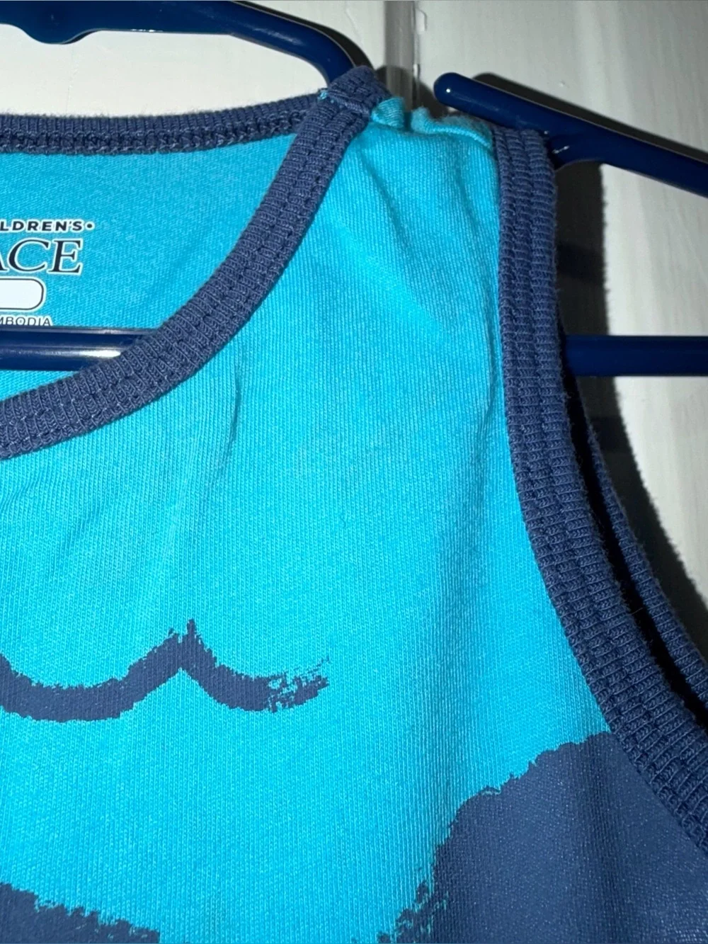 Kids boys toddler 4T tank top shirt Shark Graphic Tank Top - Blue